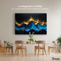 Cuadros Decorativos Canvas Revolution | Ondas Preciosas | Montaje4
