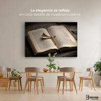Cuadros Decorativos Canvas Revolution | Oro Entre Letras | Montaje4