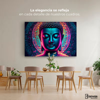 Cuadros Decorativos Canvas Revolution | Retrato Budista | Montaje4