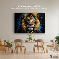 Cuadros Decorativos Canvas Revolution | Rey Majestuosidad | Montaje4
