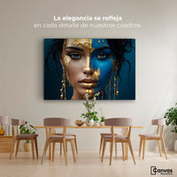Cuadros Decorativos Canvas Revolution | Rostro Abstracto | Montaje4