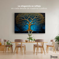 Cuadros Decorativos Canvas Revolution | Sabiduria Dorada | Montaje4