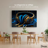 Cuadros Decorativos Canvas Revolution | Sinfonia Liquida | Montaje4