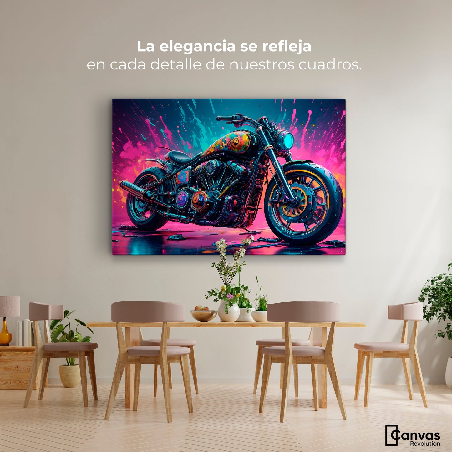 Cuadros Decorativos Canvas Revolution | Sueno Motorizado | Montaje4
