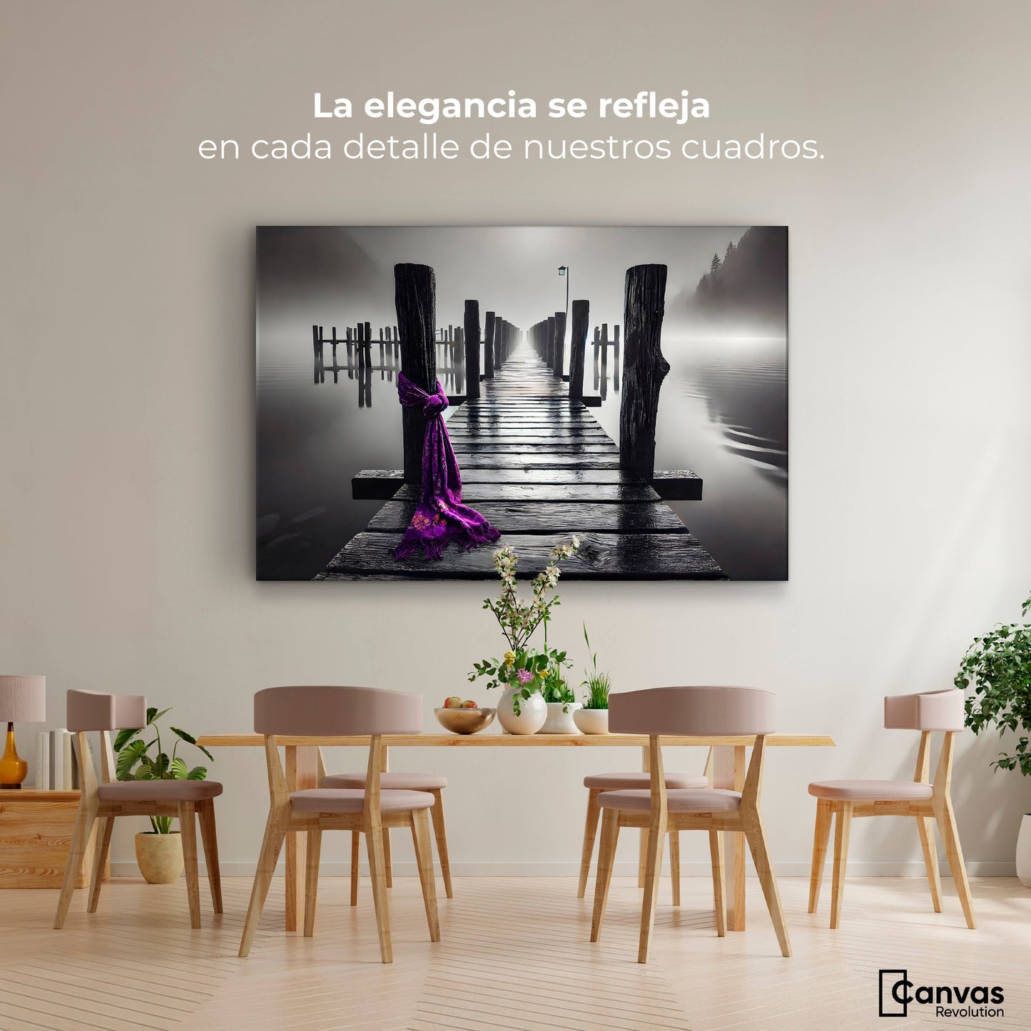 Cuadros Decorativos Canvas Revolution | Tela Al Viento | Montaje4