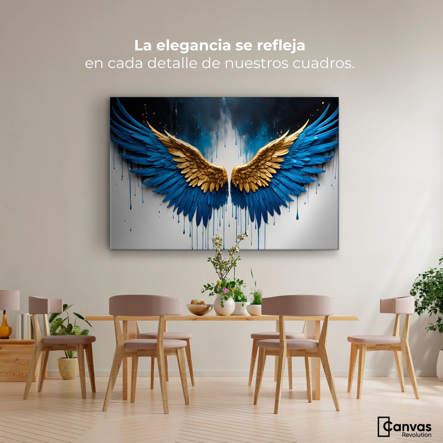 Cuadros Decorativos Canvas Revolution | Vuelo Celestial | Montaje4