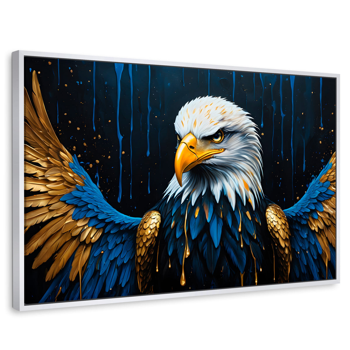 Cuadros Decorativos Canvas Revolution | Abrazo Majestuoso | Rectangular | Portada | Marco Blanco