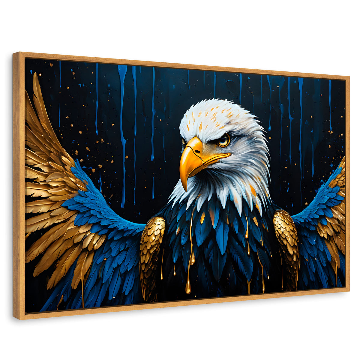Cuadros Decorativos Canvas Revolution | Abrazo Majestuoso | Rectangular | Portada | Marco Madera