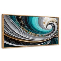 Cuadros Decorativos Canvas Revolution | Abstraccion Lunar | Panoramico | Portada