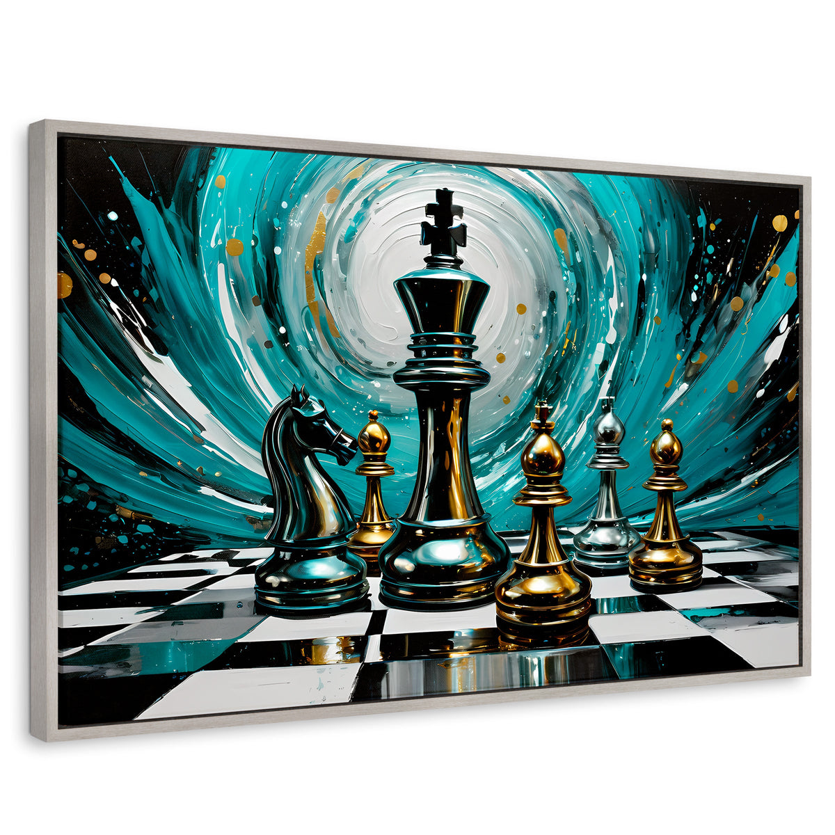 Cuadros Decorativos Canvas Revolution | Ajedrez Y Maestria | Rectangular | Portada