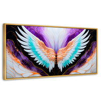 Cuadros Decorativos Canvas Revolution | Alas Angel Alma | Panoramico | Portada | Marco Madera