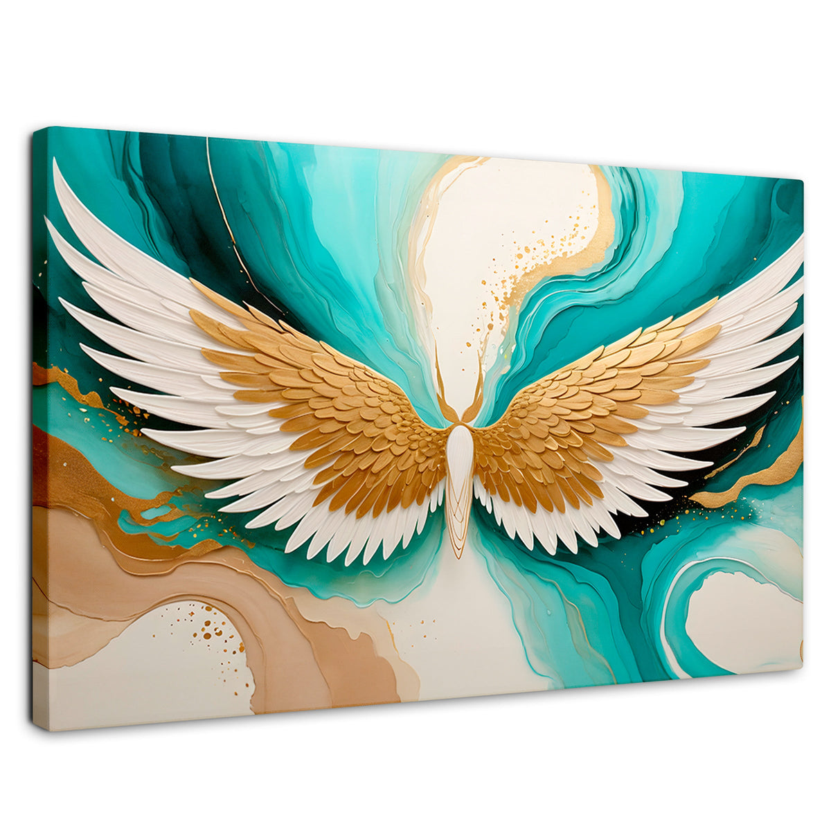 Cuadros Decorativos Canvas Revolution | Alas Angel Deco | Rectangular | Portada | Marco SinMarco