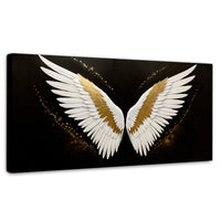 Cuadros Decorativos Canvas Revolution | Alas Angel Eleganza | Panoramico | Portada | Marco SinMarco