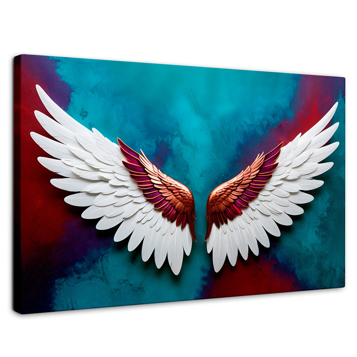 Cuadros Decorativos Canvas Revolution | Alas Angel Intenso | Rectangular | Portada | Marco SinMarco