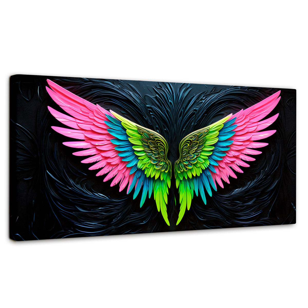 Cuadros Decorativos Canvas Revolution | Alas Angel Lucido | Panoramico | Portada | Marco SinMarco