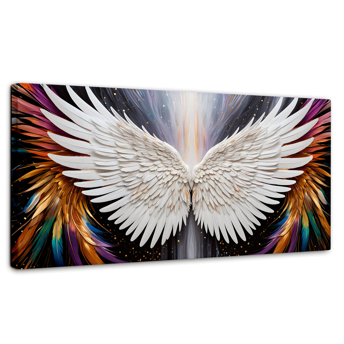 Cuadros Decorativos Canvas Revolution | Alas Angel Mistico | Panoramico | Portada | Marco SinMarco