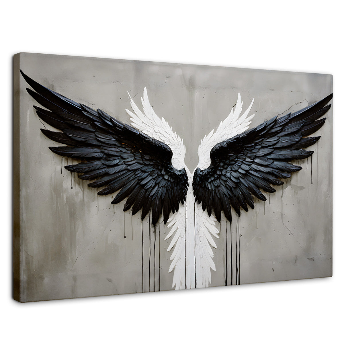Cuadros Decorativos Canvas Revolution | Alas Angel Oscuro | Rectangular | Portada | Marco SinMarco