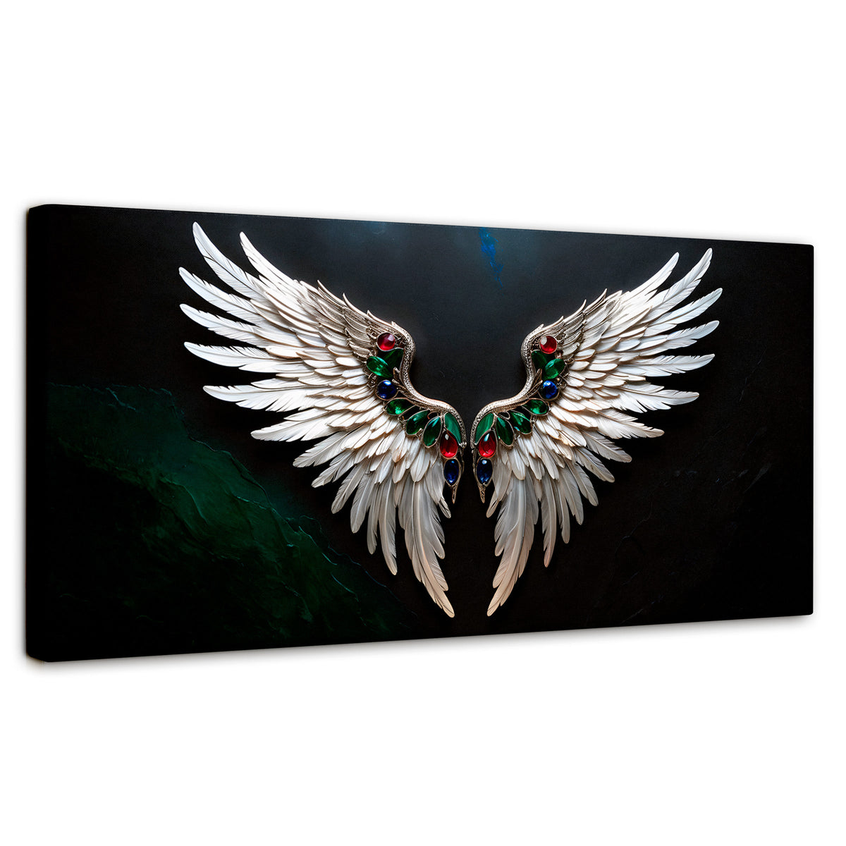 Cuadros Decorativos Canvas Revolution | Alas Angel Profundo | Panoramico | Portada | Marco SinMarco