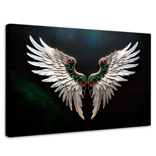 Cuadros Decorativos Canvas Revolution | Alas Angel Profundo | Rectangular | Portada | Marco SinMarco