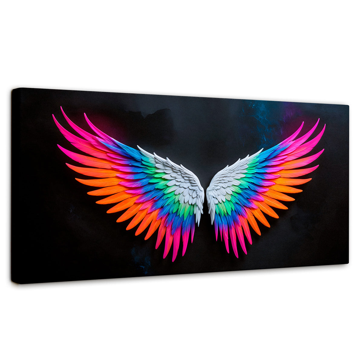 Cuadros Decorativos Canvas Revolution | Alas Angel Pureza | Panoramico | Portada | Marco SinMarco