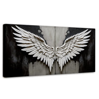Cuadros Decorativos Canvas Revolution | Alas Angel Sombra | Panoramico | Portada | Marco SinMarco