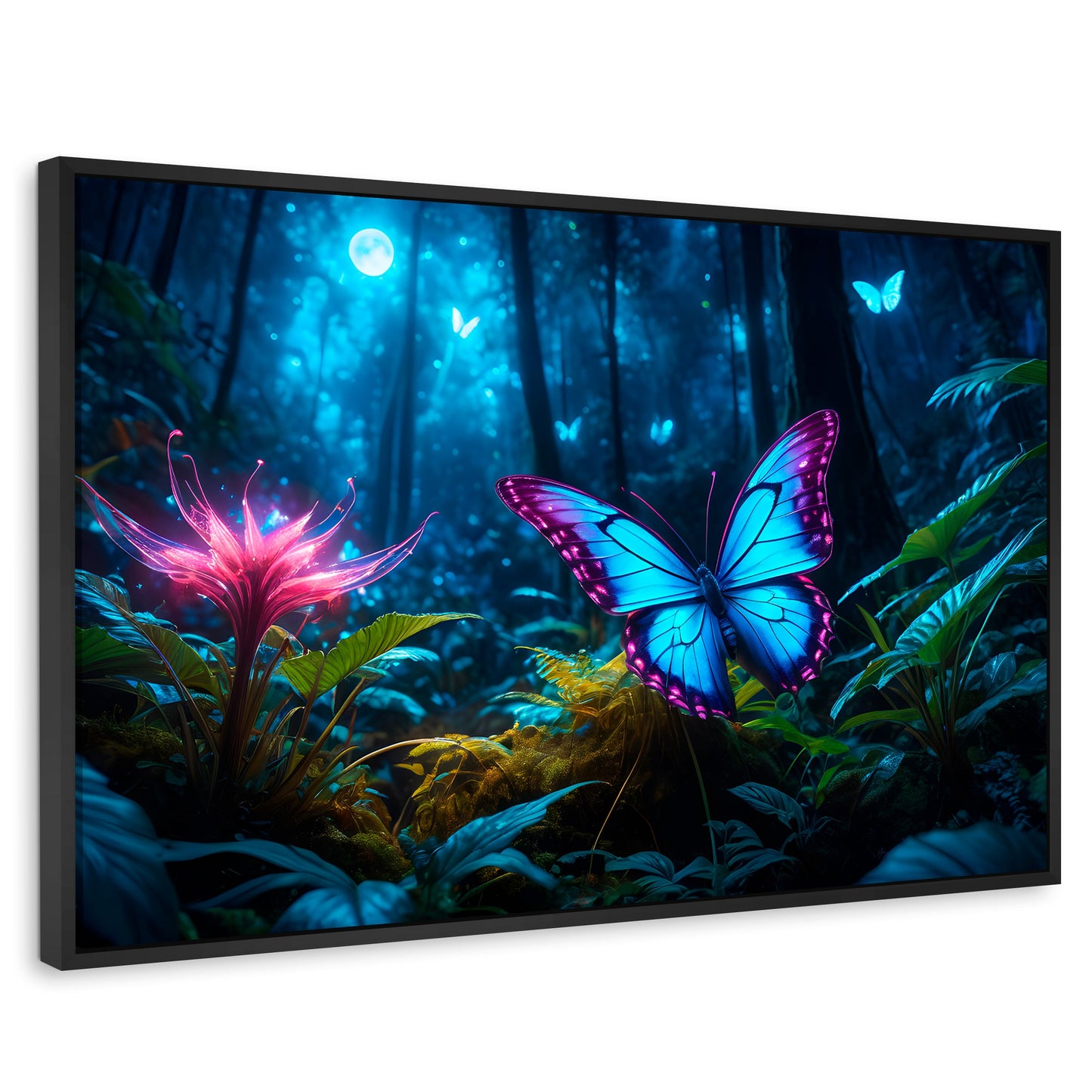 Cuadros Decorativos Canvas Revolution | Alas Brillantes | Rectangular | Portada | Marco Negro