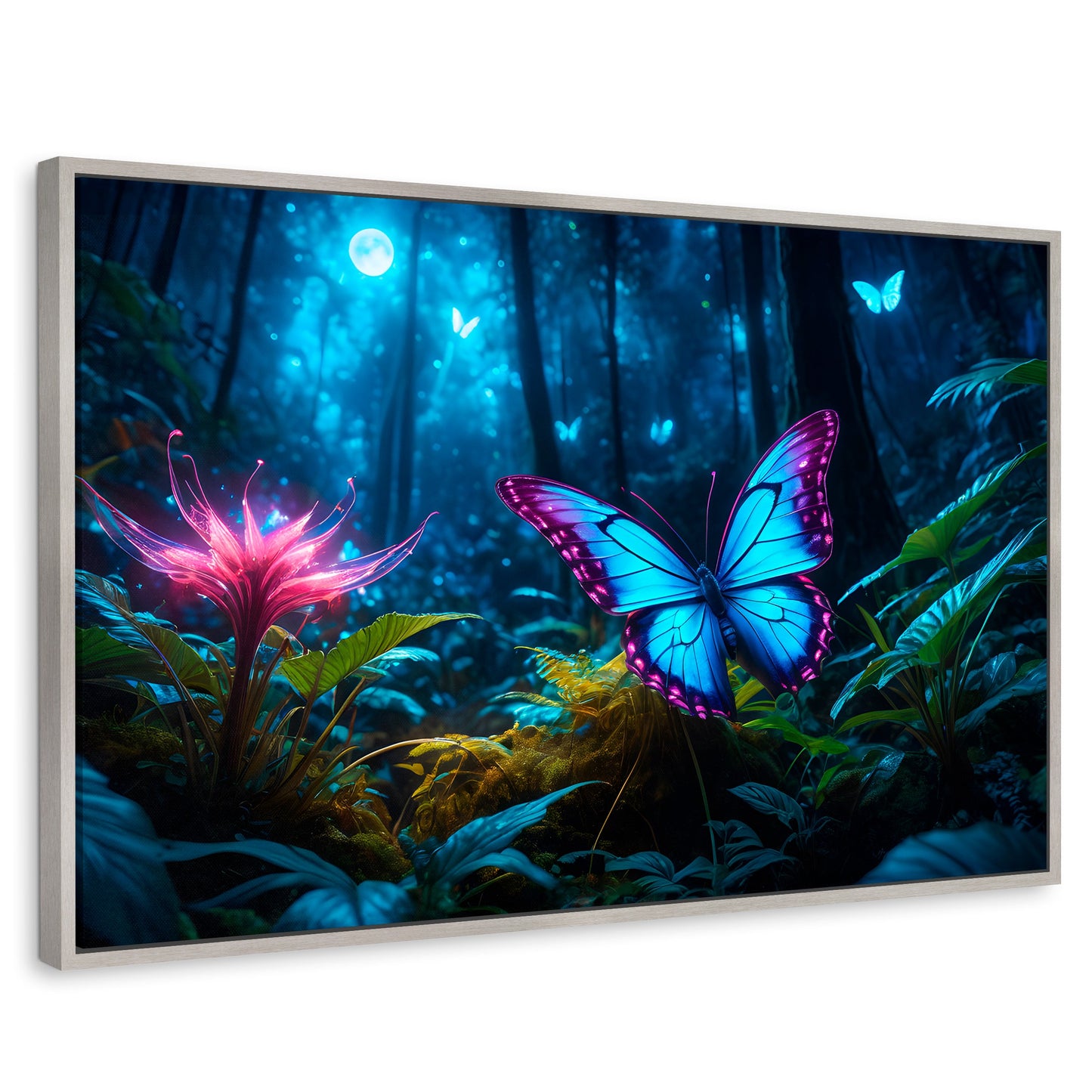 Cuadros Decorativos Canvas Revolution | Alas Brillantes | Rectangular | Portada | Marco Plateado
