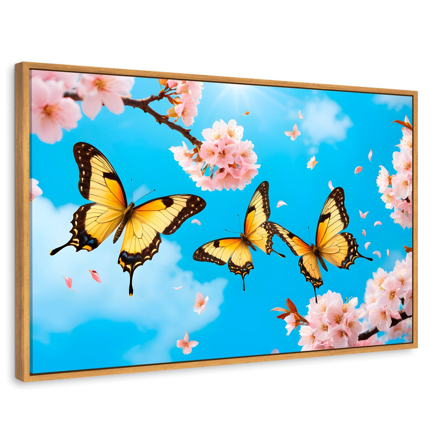 Cuadros Decorativos Canvas Revolution | Alas De Cerezo | Rectangular | Portada | Marco Madera