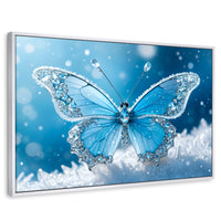 Cuadros Decorativos Canvas Revolution | Alas De Diamante | Rectangular | Portada | Marco Blanco