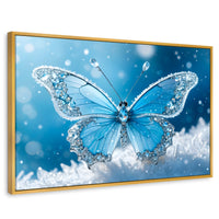 Cuadros Decorativos Canvas Revolution | Alas De Diamante | Rectangular | Portada | Marco Dorado