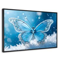 Cuadros Decorativos Canvas Revolution | Alas De Diamante | Rectangular | Portada | Marco Negro