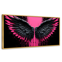 Cuadros Decorativos Canvas Revolution | Alas De Esperanza | Panoramico | Portada | Marco Madera
