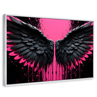 Cuadros Decorativos Canvas Revolution | Alas De Esperanza | Rectangular | Portada | Marco Blanco