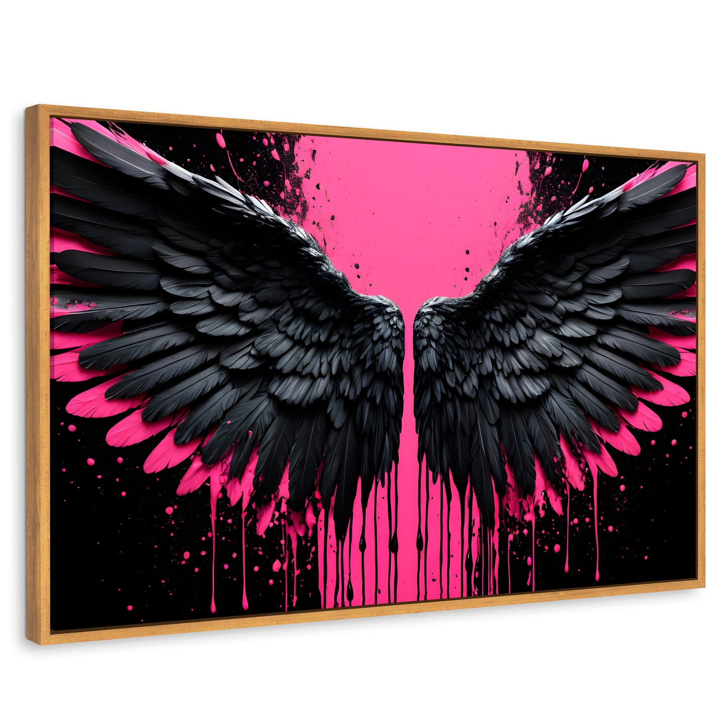 Cuadros Decorativos Canvas Revolution | Alas De Esperanza | Rectangular | Portada | Marco Madera