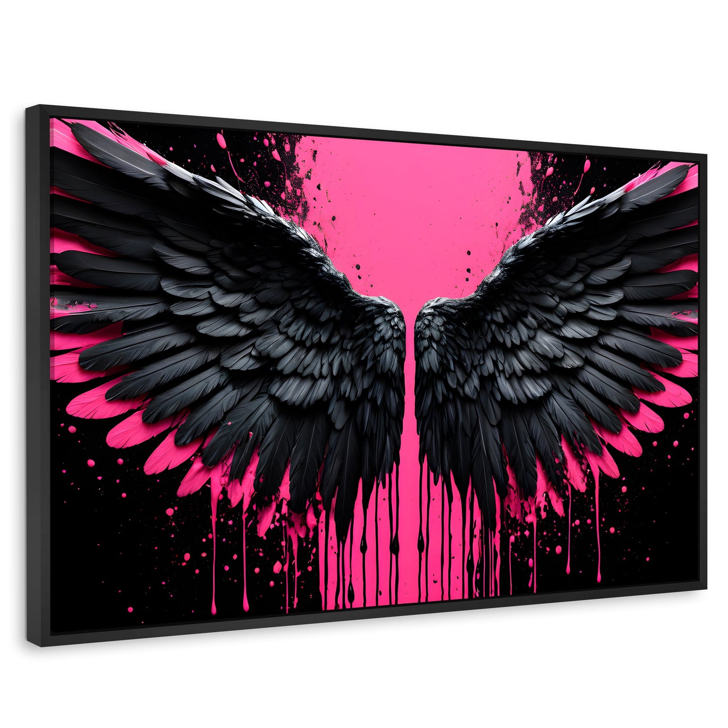 Cuadros Decorativos Canvas Revolution | Alas De Esperanza | Rectangular | Portada | Marco Negro