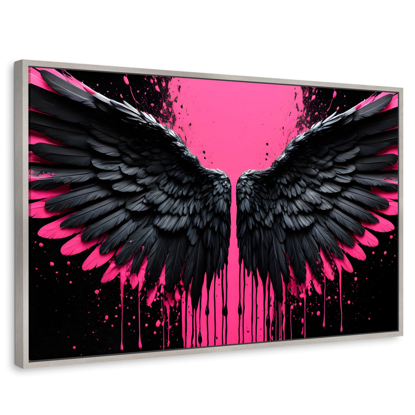 Cuadros Decorativos Canvas Revolution | Alas De Esperanza | Rectangular | Portada | Marco Plateado