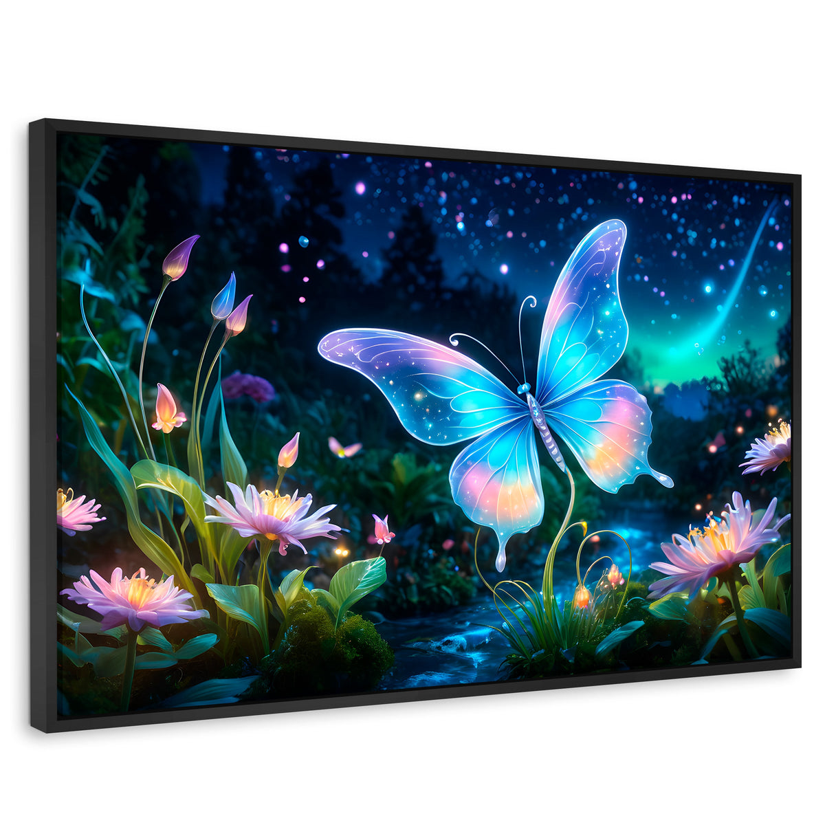Cuadros Decorativos Canvas Revolution | Alas En El Rio | Rectangular | Portada | Marco Negro