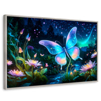 Cuadros Decorativos Canvas Revolution | Alas En El Rio | Rectangular | Portada | Marco Plateado
