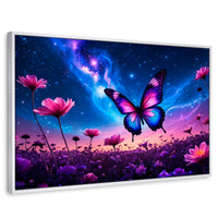 Cuadros Decorativos Canvas Revolution | Alas En El Silencio | Rectangular | Portada | Marco Blanco