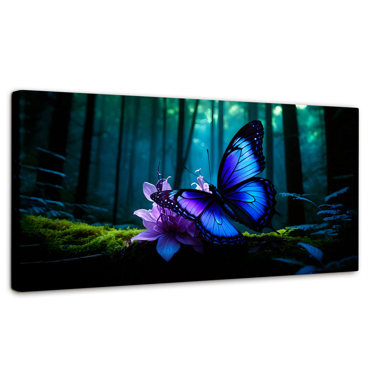 Cuadros Decorativos Canvas Revolution | Alas Entre Arboles | Panoramico | Portada | Marco SinMarco