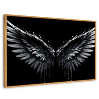 Cuadros Decorativos Canvas Revolution | Alas Esplendidas | Rectangular | Portada | Marco Madera