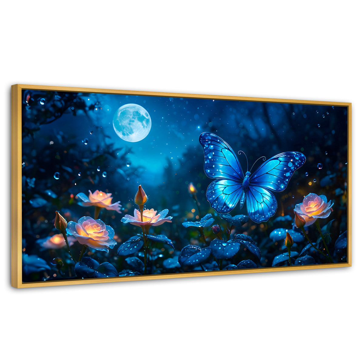Cuadros Decorativos Canvas Revolution | Alas Nocturnas | Panoramico | Portada | Marco Madera
