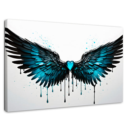 Cuadros Decorativos Canvas Revolution | Alas Piedra Angel | Rectangular | Portada | Marco SinMarco