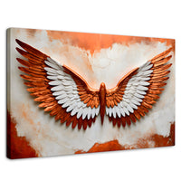 Cuadros Decorativos Canvas Revolution | Alas Vibrante Sol | Rectangular | Portada | Marco SinMarco