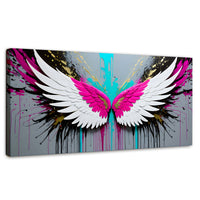 Cuadros Decorativos Canvas Revolution | Alas Vuelo Eterno | Panoramico | Portada | Marco SinMarco