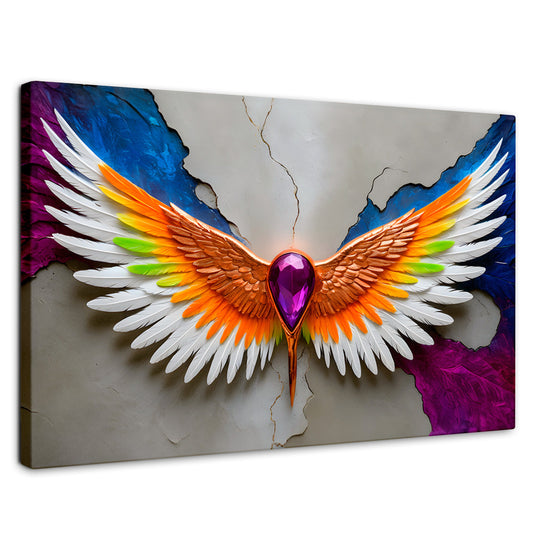 Cuadros Decorativos Canvas Revolution | Alas Vuelo Puro | Rectangular | Portada | Marco SinMarco