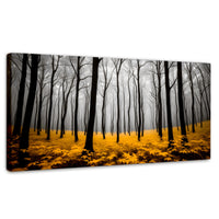 Cuadros Decorativos Canvas Revolution | Amarillo Natural | Panoramico | Portada | Marco SinMarco