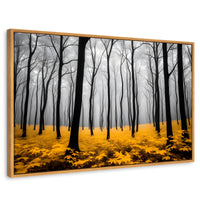 Cuadros Decorativos Canvas Revolution | Amarillo Natural | Rectangular | Portada | Marco Madera