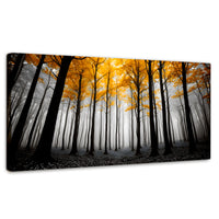Cuadros Decorativos Canvas Revolution | Amarillo Silente | Panoramico | Portada | Marco SinMarco
