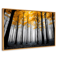 Cuadros Decorativos Canvas Revolution | Amarillo Silente | Rectangular | Portada | Marco Madera